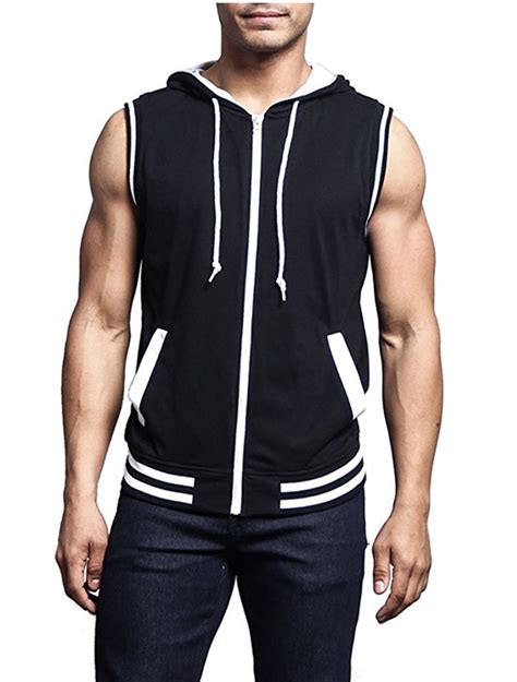 best sleeveless hoodies men.